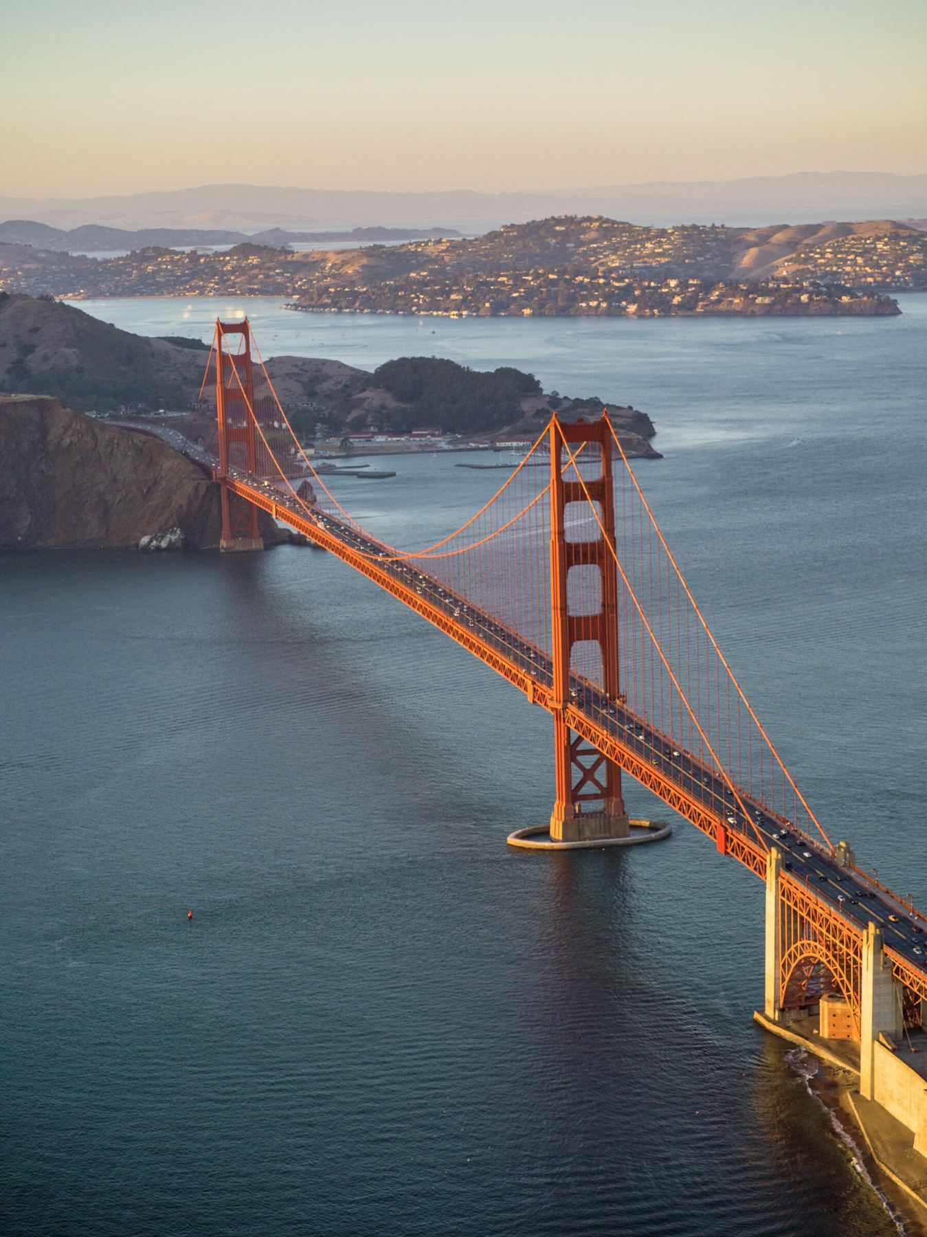 Golden Gate, Aerial